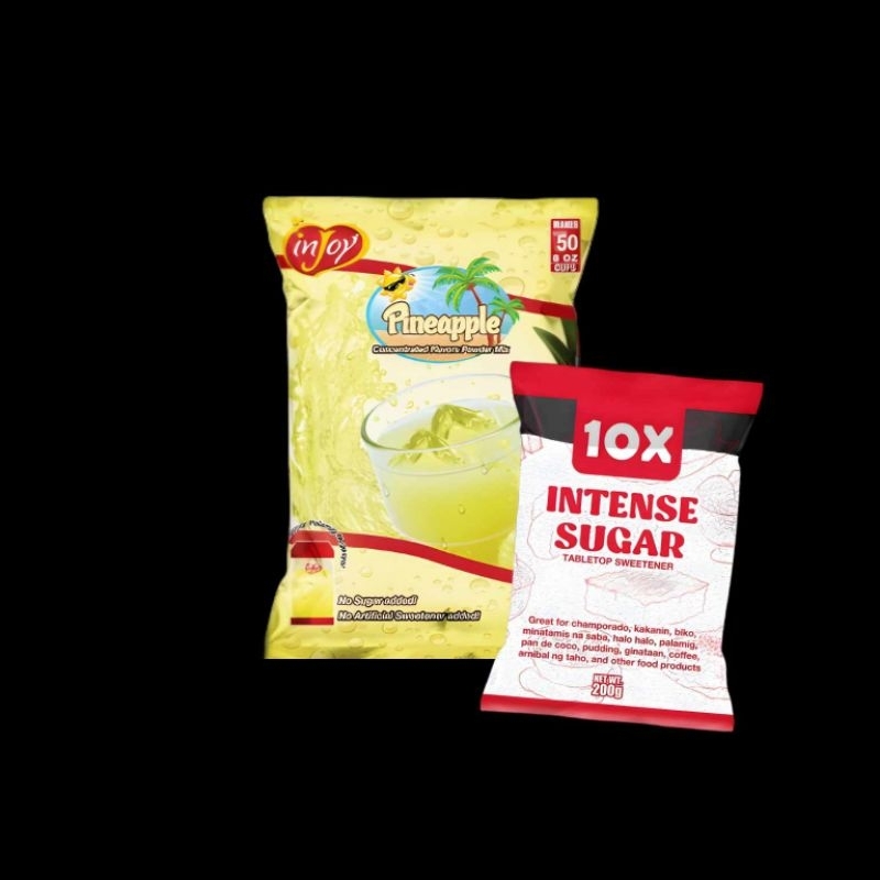 Injoy Pineapple Concentrated Juice Palamig Powdwe 200g w/ intense Sugar