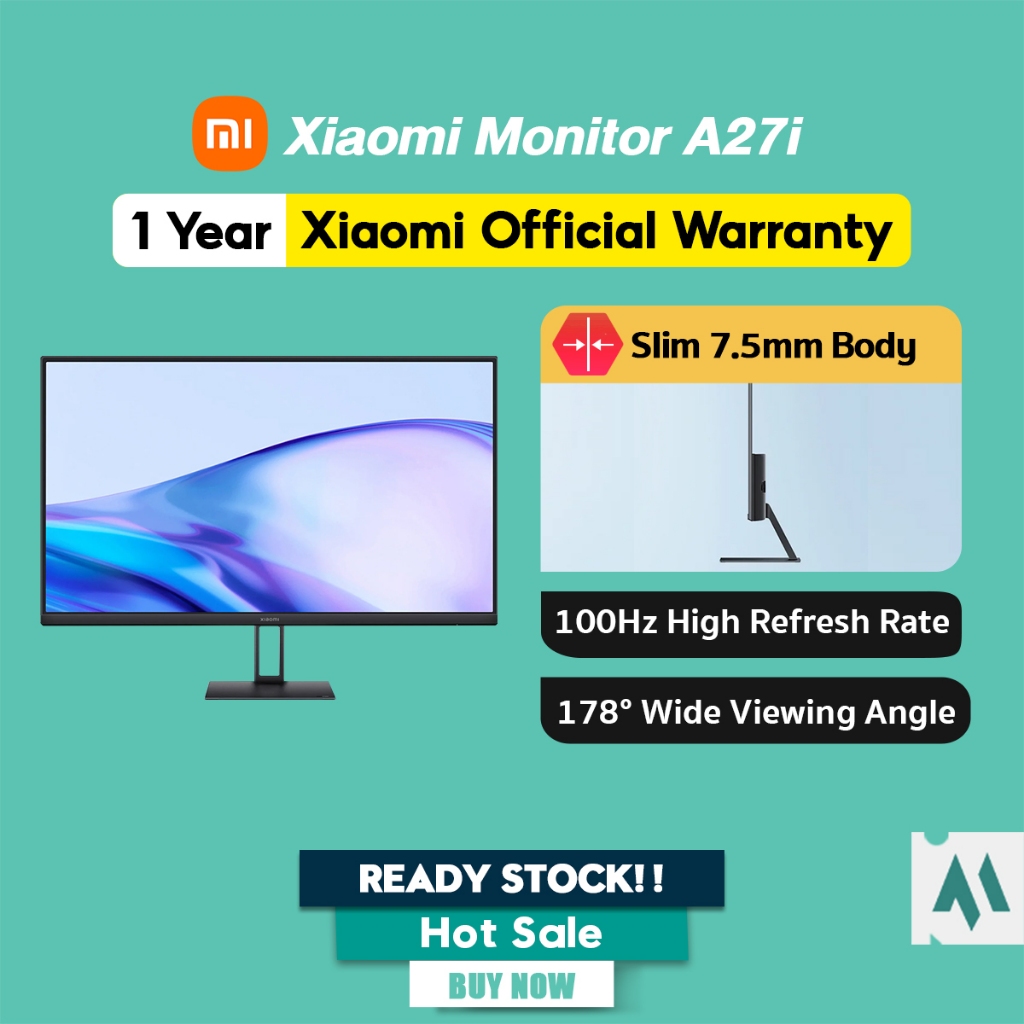 【1 Year Warranty】Xiaomi Gaming Monitor G27i 165Hz High Refresh Rate