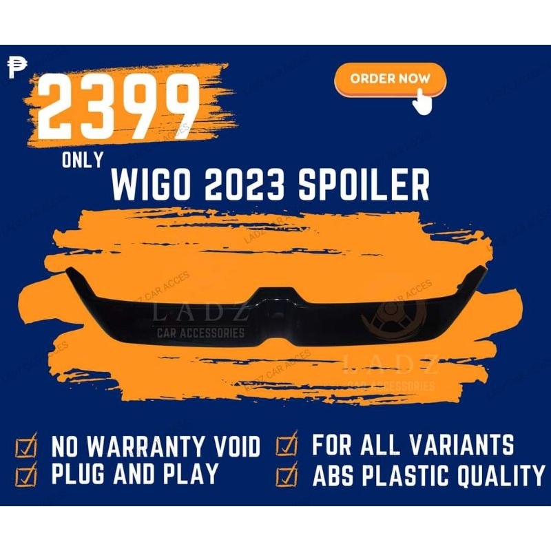 Wigo 2024+ MK7 Spoiler | Shopee Philippines