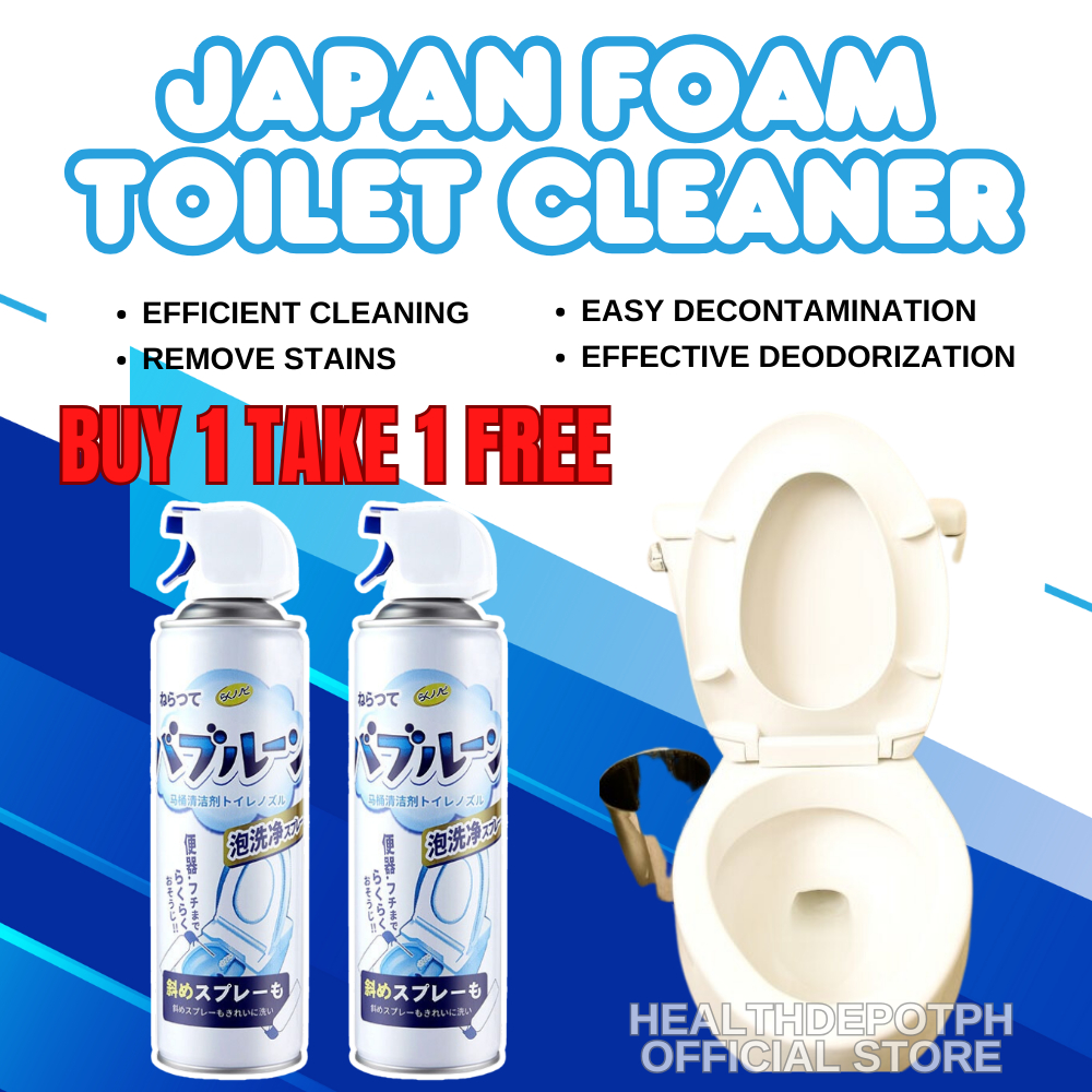 Buy 1 Take 1 Japan Foam Toilet Cleaner Strongly Clean Antibacterial ...