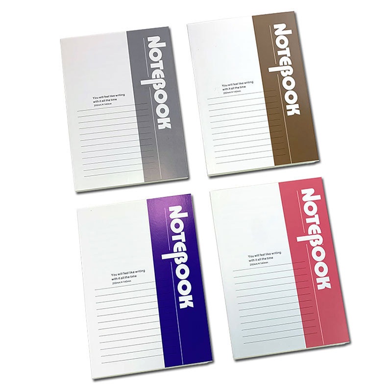 Ashleyshop 70/50 SheetsThickened Creative Color Notebook Transverse ...