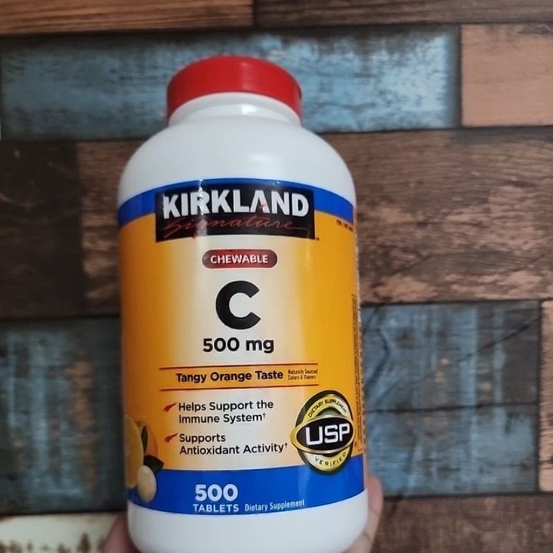 Kirkland Signature Vitamin C Chewable 500tablets Shopee Philippines