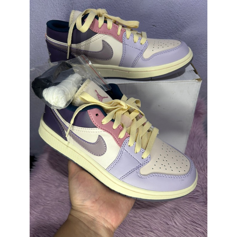 CC AIR JORDAN 1 LOW PASTEL PURPLE Shopee Philippines