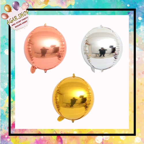 Colourful Circles Happy Birthday Foil Helium Giant Balloon 74cm / 29 in