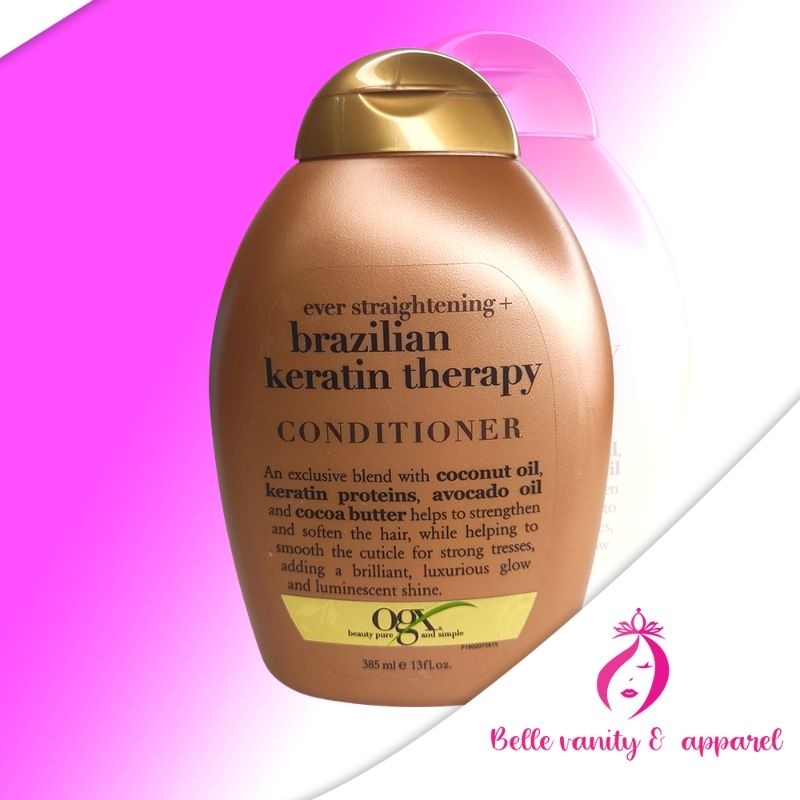 Ogx Brazilian Keratin Therapy Conditioner 385ml Shopee Philippines 2034