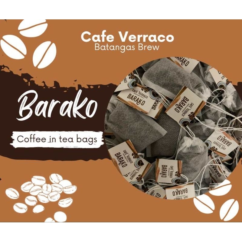 Cafe Verraco Coffee in Tea Bags (by 50 pieces or 100 Pieces) Shopee