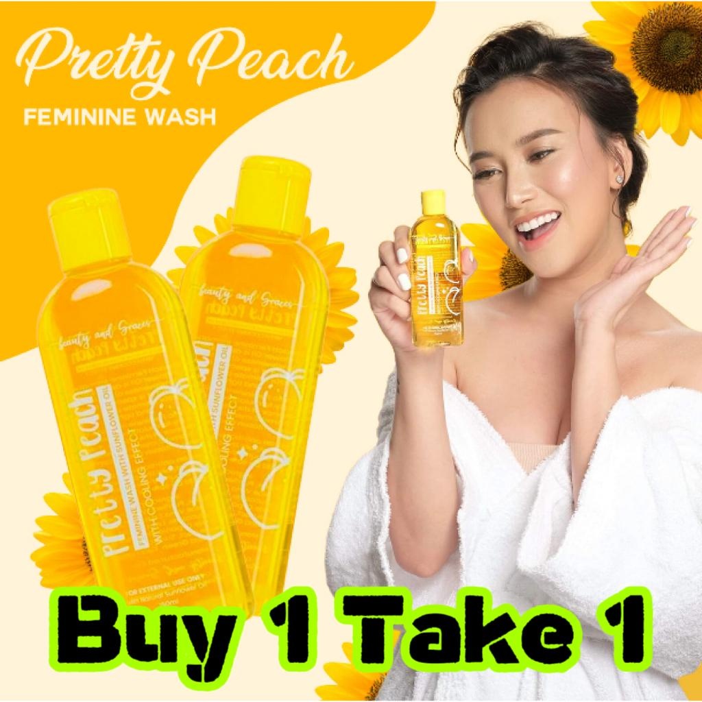 BUY 1 TAKE 1 MCY Pretty Peach Feminine Wash With Sunflower Oil by