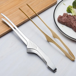 Plating Chef Food Tweezer BBQ Clip Barbecue Tongs Serving Presentation  Stainless Steel Kitchen Tool