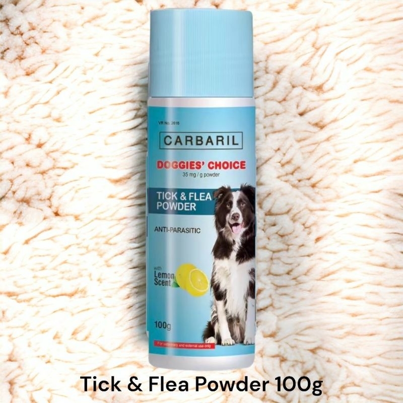 DOGGIES CHOICE CARBARIL Anti Tick Flea Powder 50g 100g and anti Mange Soap 90g Shopee Philippines