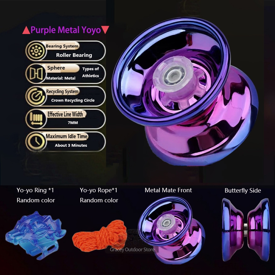 Magic YoYo Professional Aluminum Boy Toy High Speed Bearing Special