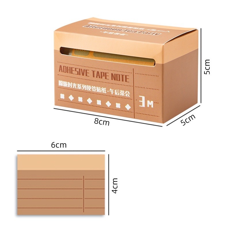 Creative boxed pull-out note stickers to mark message classification ...
