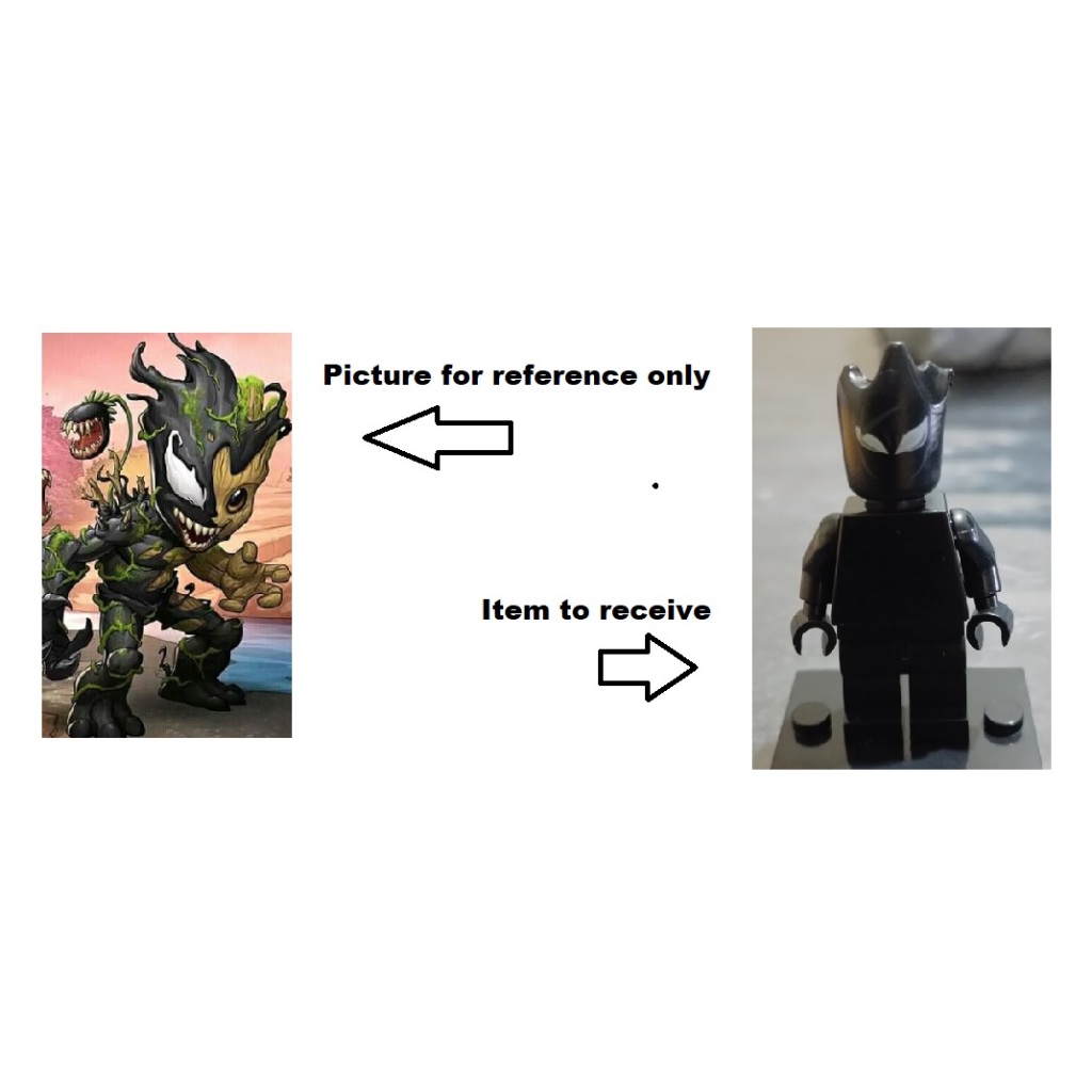 building block like compatible minifigure - symbiote venom groot ...