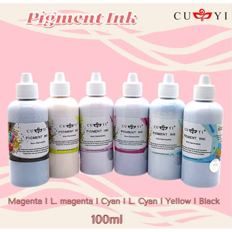 (PROMO) CUYI Pigment Ink 100ML (6 Colors) | Shopee Philippines