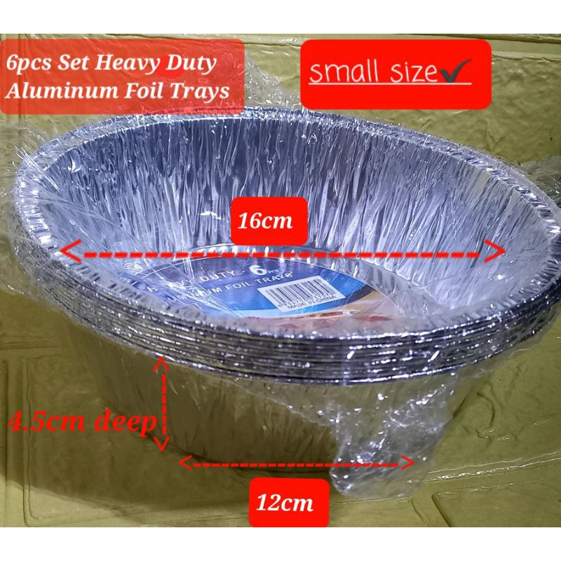 Deep Circle Aluminum Trays (S) Shopee Philippines
