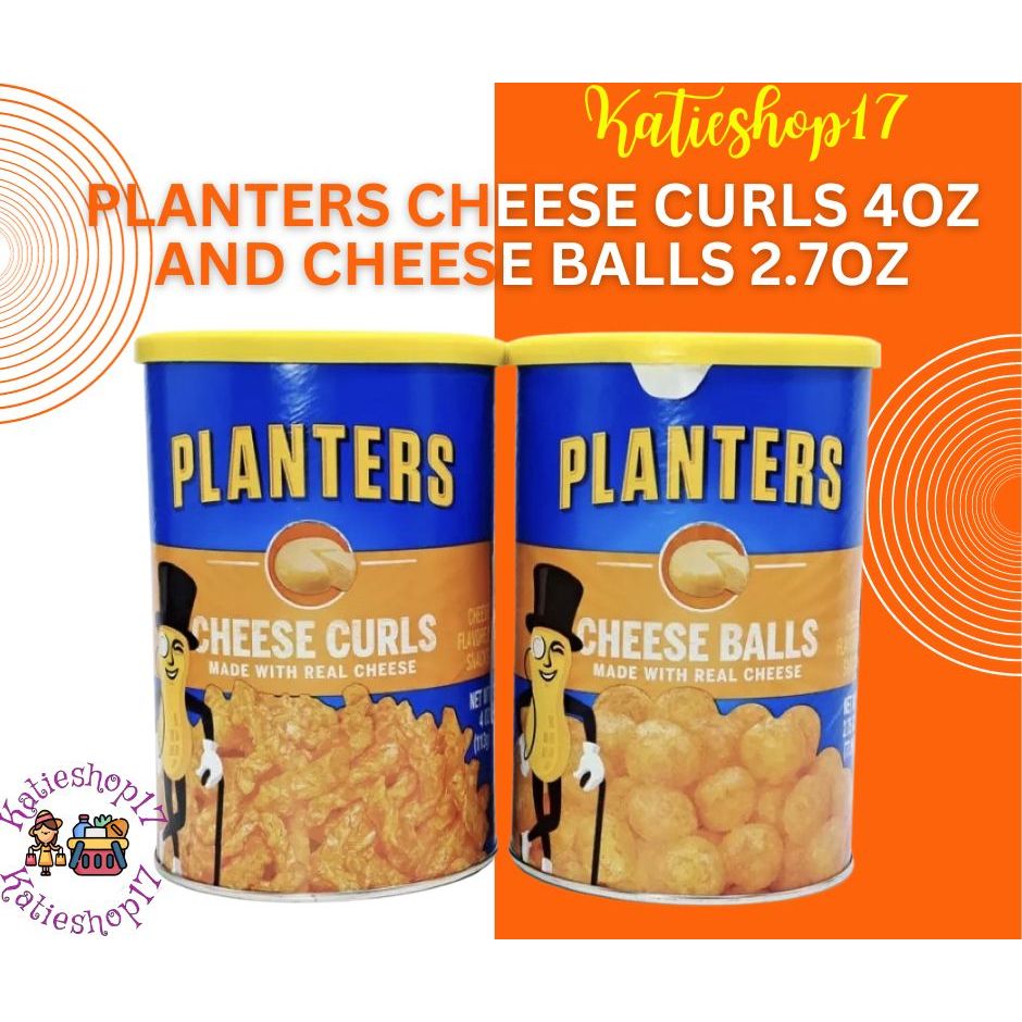 (Imported) Planters Cheese Curls 4oz and Cheese Balls 2.7oz Shopee