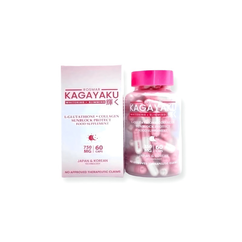 Rosmar Kagayaku Glutathione Capsules Whitening | Shopee Philippines