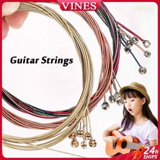 6pcs set Universal Acoustic Guitar String Brass Hexagonal Steel