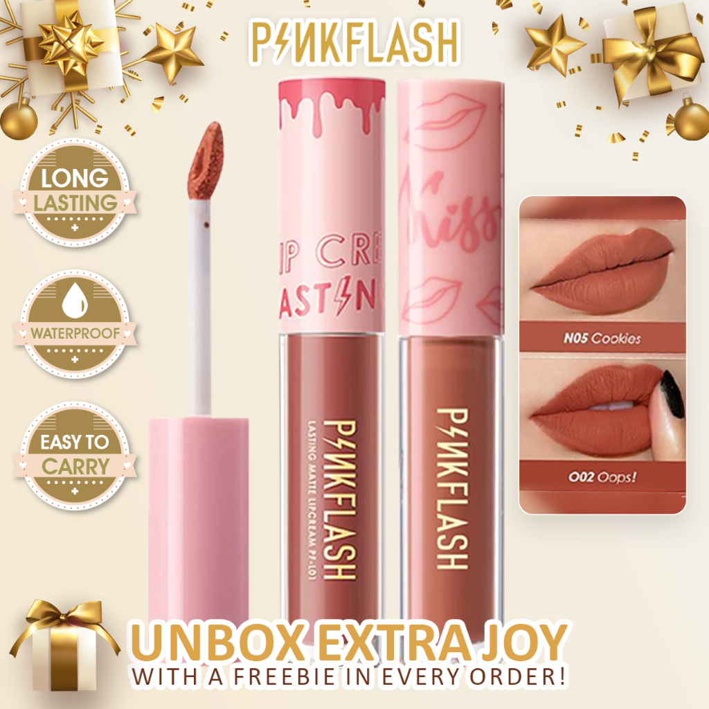 Pinkflash Ohmykiss Soft Matte Liquid Lipstick Waterproof Ve Moisturizing Long Lasting Lip Tint