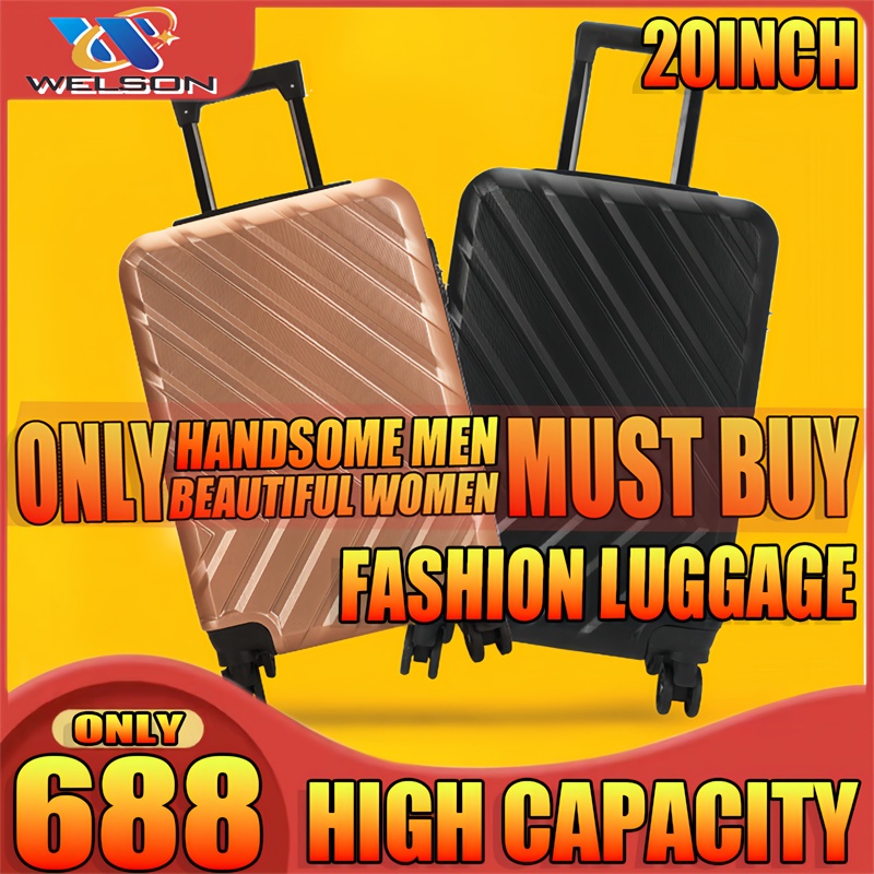 20inch Luggage Suitcase Travel Bag Universal Wheel 360 Degree Rotation Waterproof Shopee Philippines