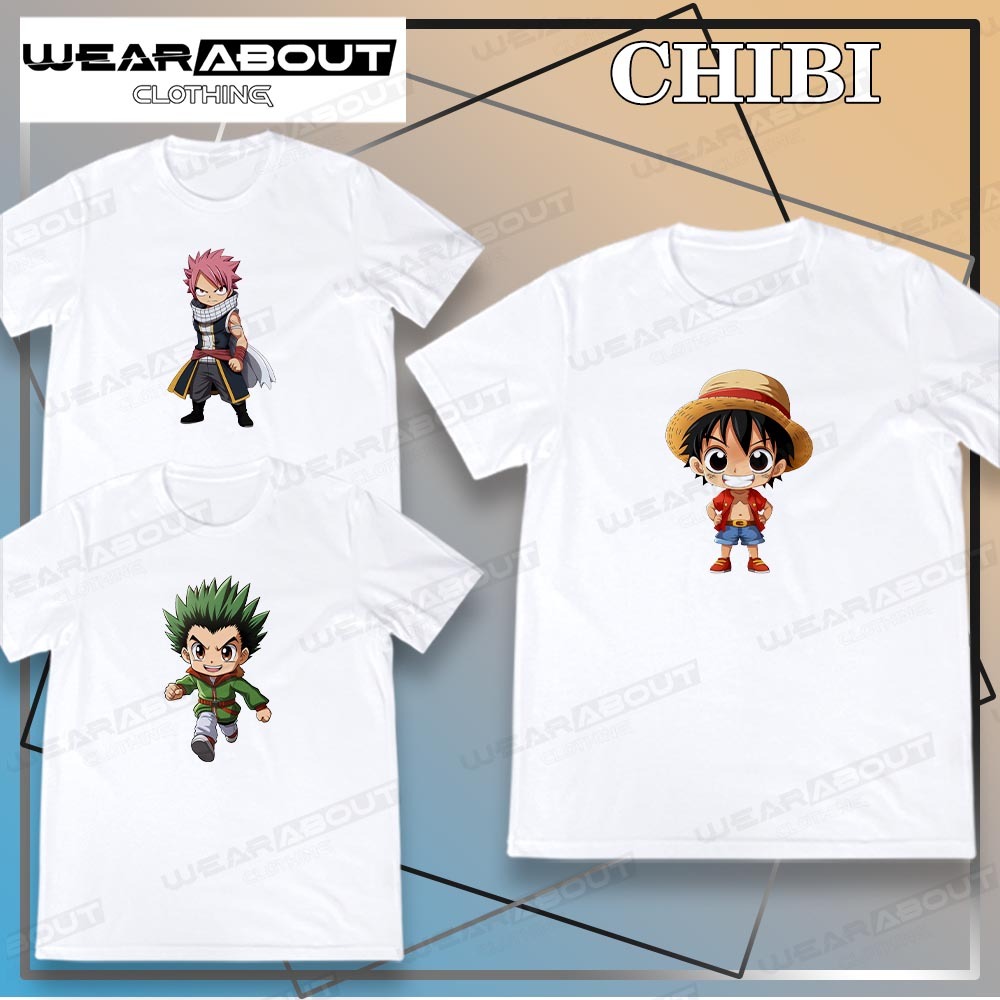 Chibi designs Tshirt I Anime Chibi designs Shirt | Shopee Philippines