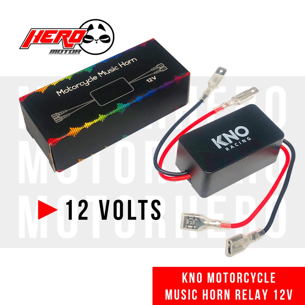 KNO Motorcycle Music Horn Relay 12v Universal Heavy-Duty Made in