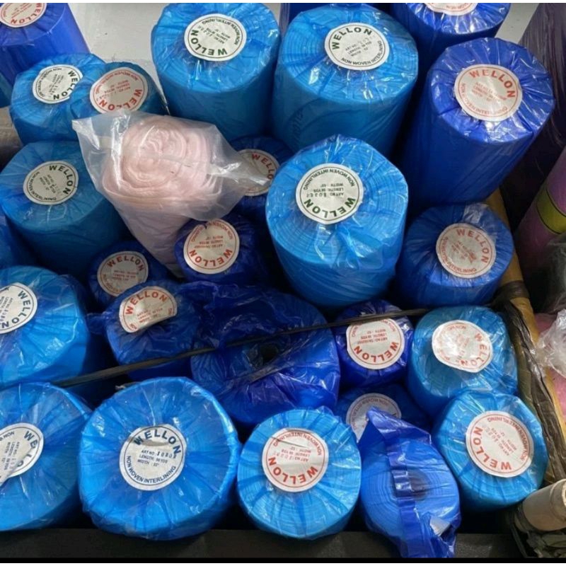 Pelon Interlining Per Roll with Adhesive and Without Adhesive 52