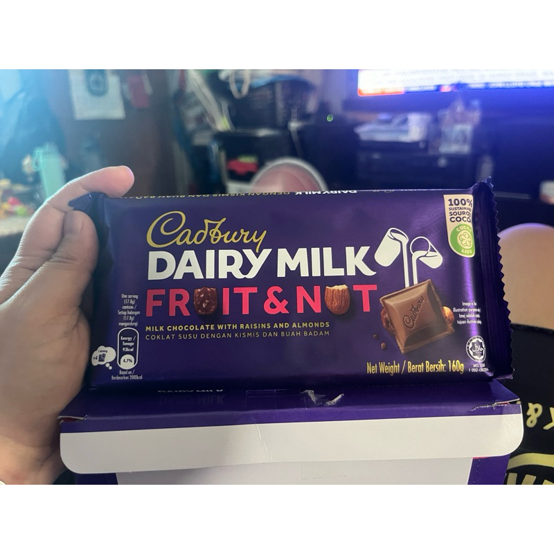 Cadbury Fruit and Nut 160g Shopee Philippines