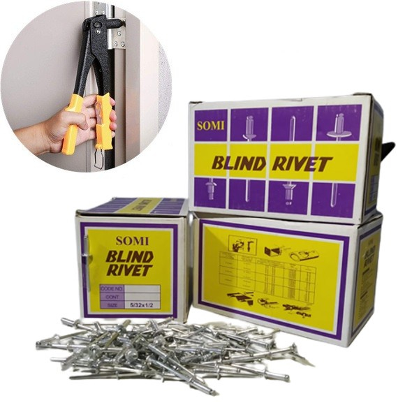 PER BOXBlind Rivets/LOW PRICE Sliver /Brown /White 1/8x1/2 / 5/32x1/2