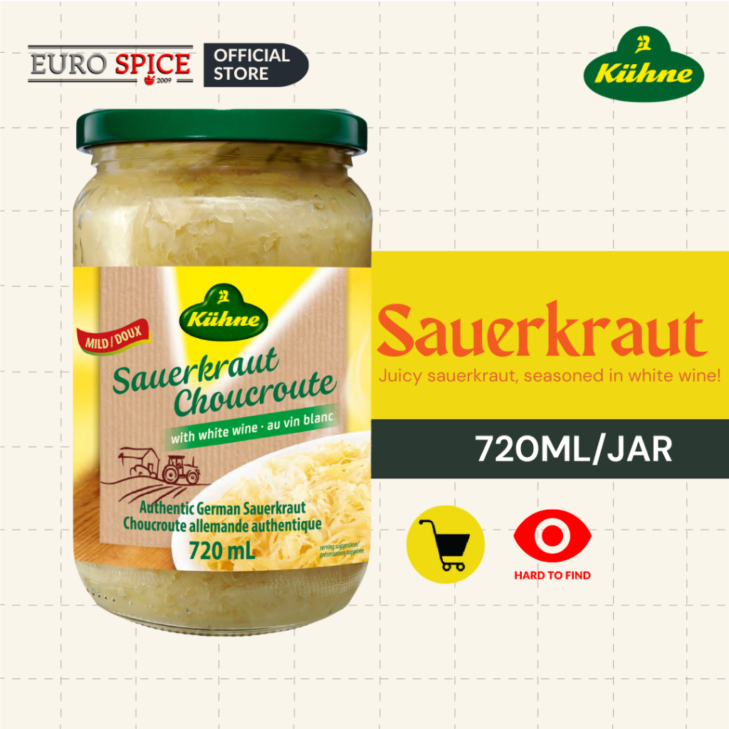 Euro Spice Sauerkraut 720ml (Kuhne) Shopee Philippines