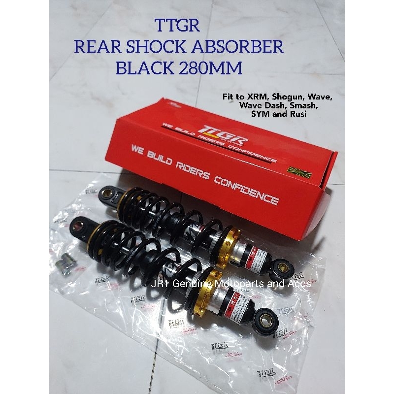 TTGR Rear Shock Absorber 280mm Black | Shopee Philippines