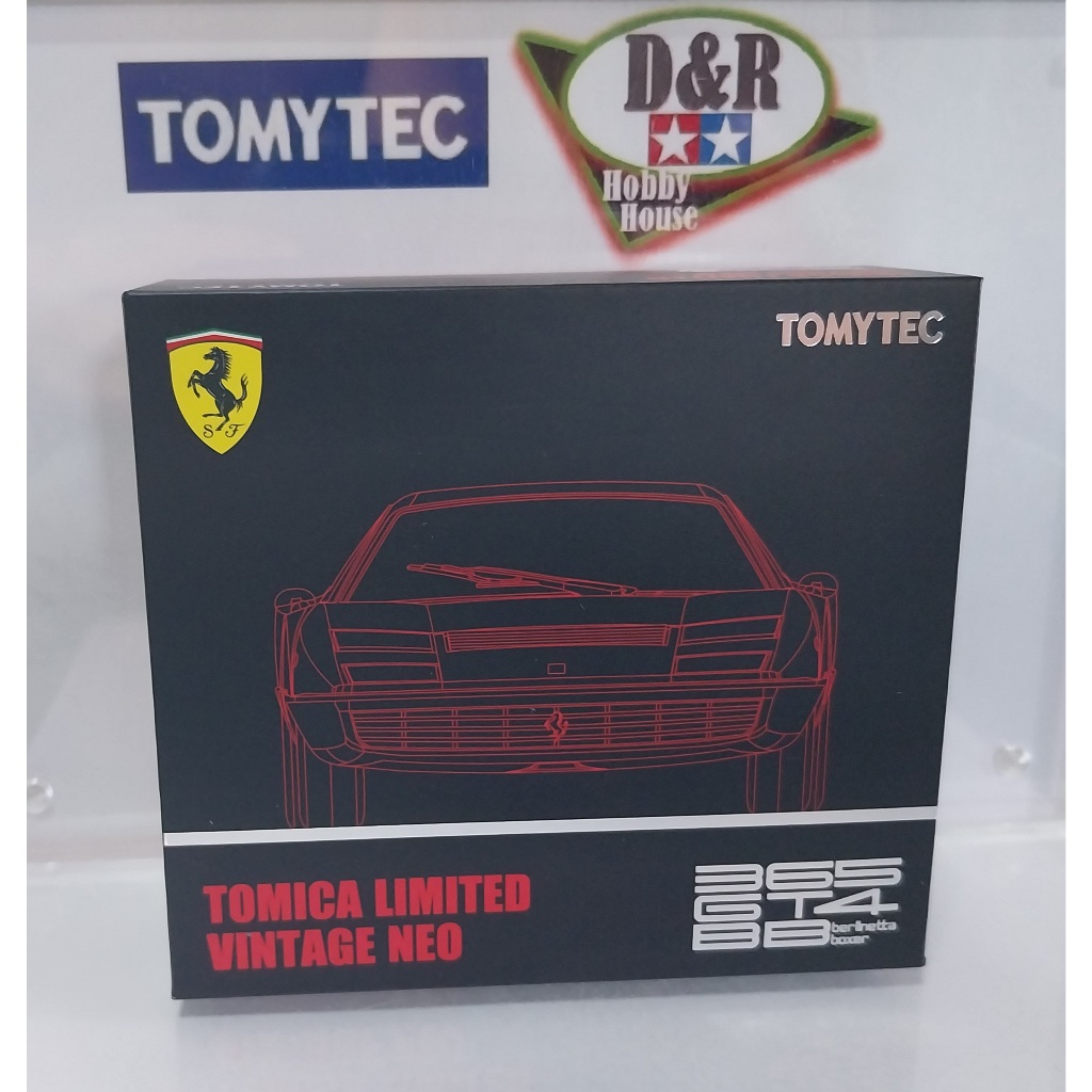 Tomica Limited Vintage Neo 1/64 TLV-NEO Ferrari 365 GT4 BB Blu/Nero - Modellino Auto In Scala, Produzione Limitata