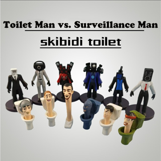 Skibidi Toilet Plush Stuffed Doll Toys Toiletman Cameraman Monitorman TVman  Gift