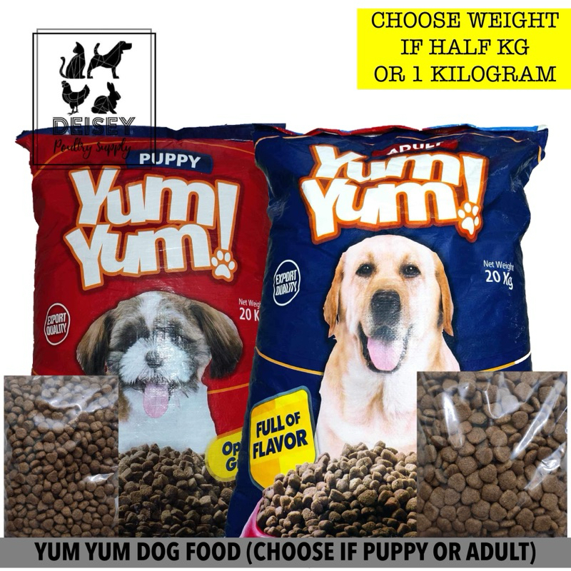 YUM YUM DOG FOOD (CHOOSE WEIGHT) Shopee Philippines
