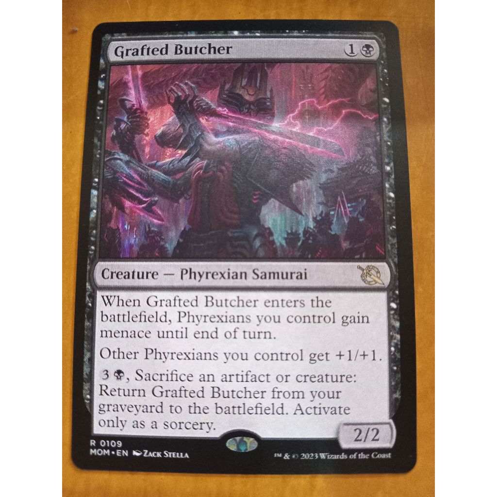 MTG Grafted Butcher Rare March of the Machine MOM Magic: the Gathering ...