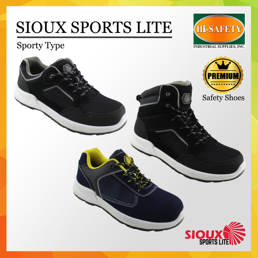 SIOUX LITE Sporty type safety shoes Steel toe cap, Kevlar Mid-sole ...