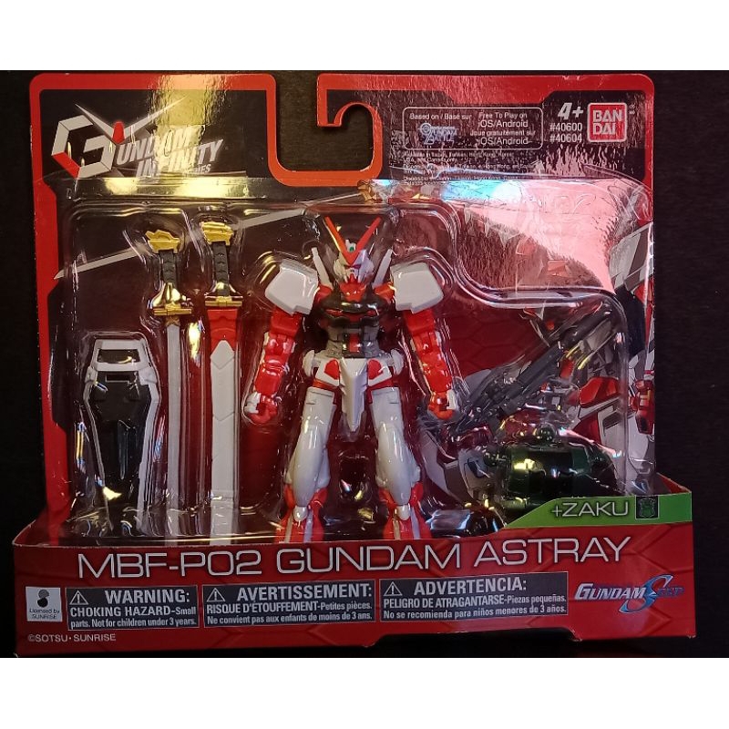 GUNDAM SERIES INFINITY - Action Figure ASTRAY Red Frame 16 Cm - Alta Articolazione E Dettaglio