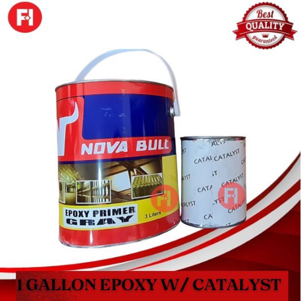 1 Gallon / 3 Liters Epoxy Primer Gray with Catalyst High Quality Epoxy