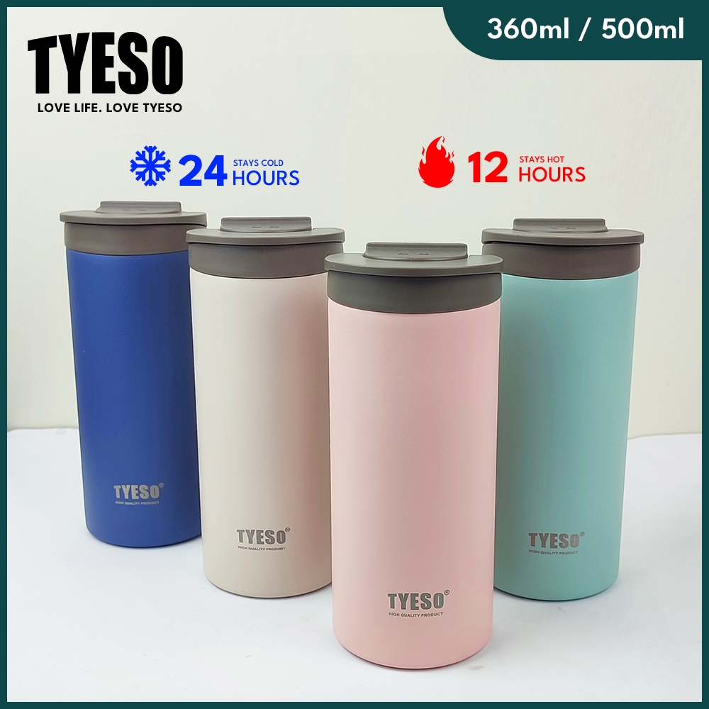 Original TYESO Tumbler Stainless Steel Insulated Travel Office Vacuum