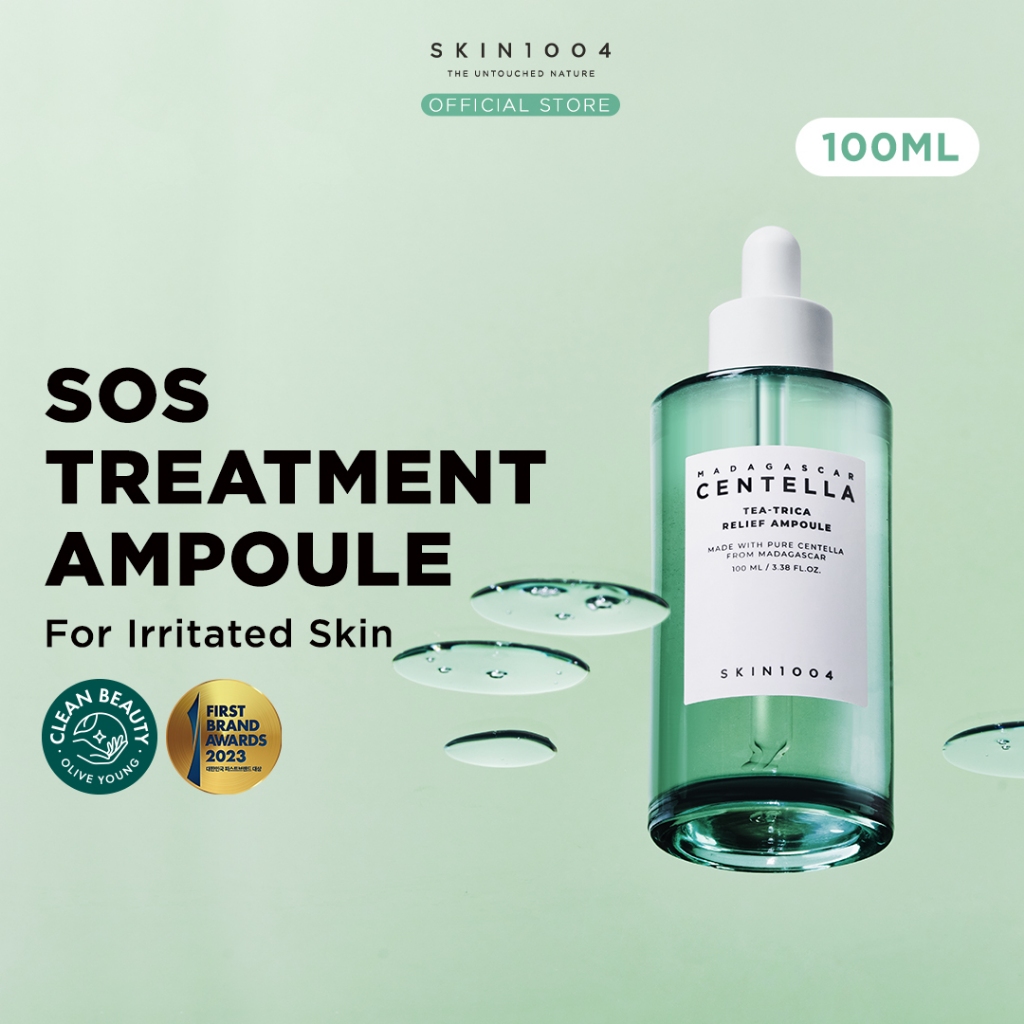 SKIN1004 Madagascar Centella TeaTrica Relief Ampoule 100ml Shopee Philippines