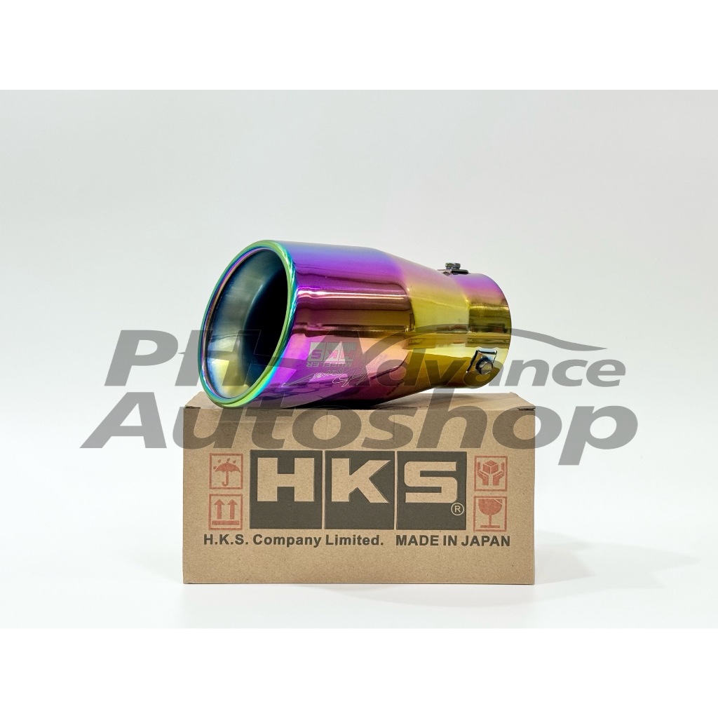 HKS Muffler Burnt Tip Double Wall Burn Tip Muffler SUV and Pick Up 3.0