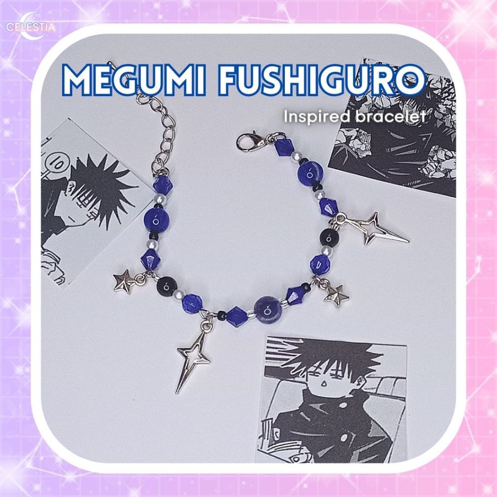 Anime Stainless Steel Bracelet Jujutsu Kaisen Fushiguro Toji Inverted Spear of Heaven Cosplay main image 0