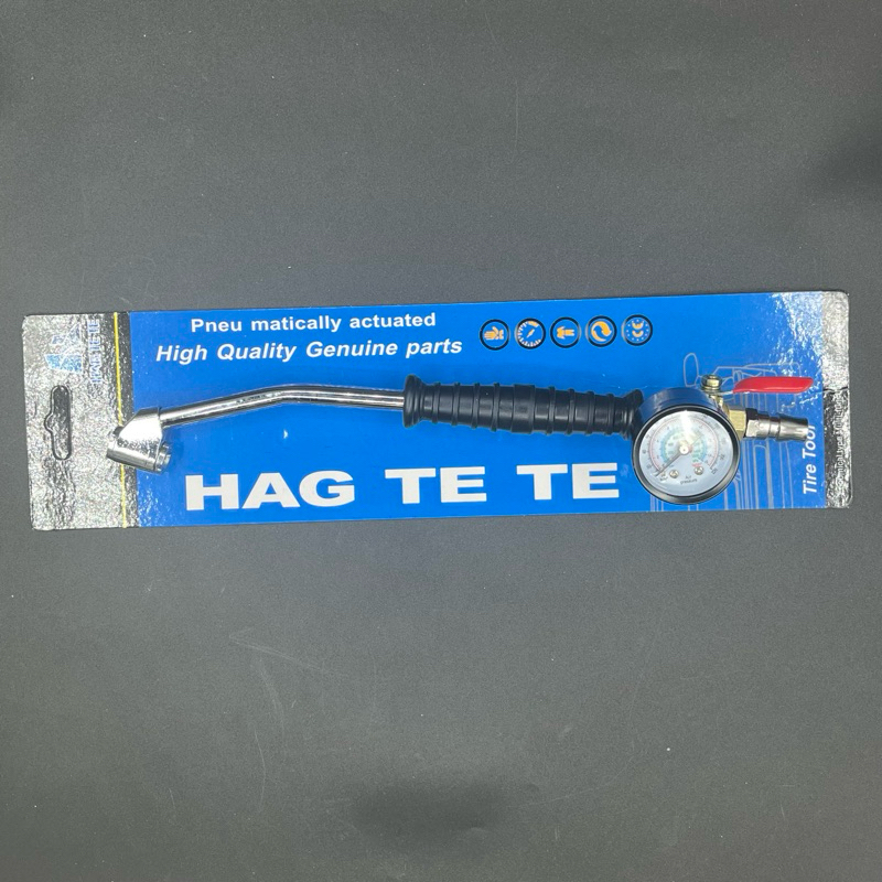 Car Van Tyre Pressure Guage Meter Air Inflator Dial Compressor Checker ...