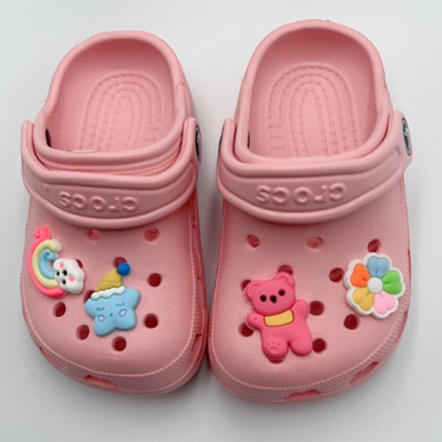 (free jibbitz)Crocs summer sandals for kids Shopee Philippines