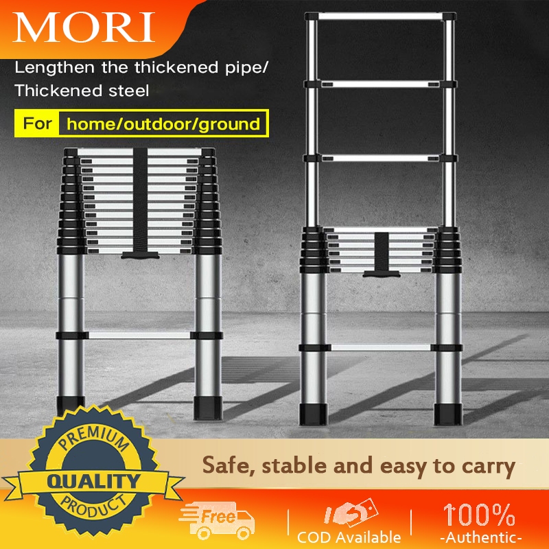 MORI telescopic ladder aluminum alloy ladder multifunctional ladder ...