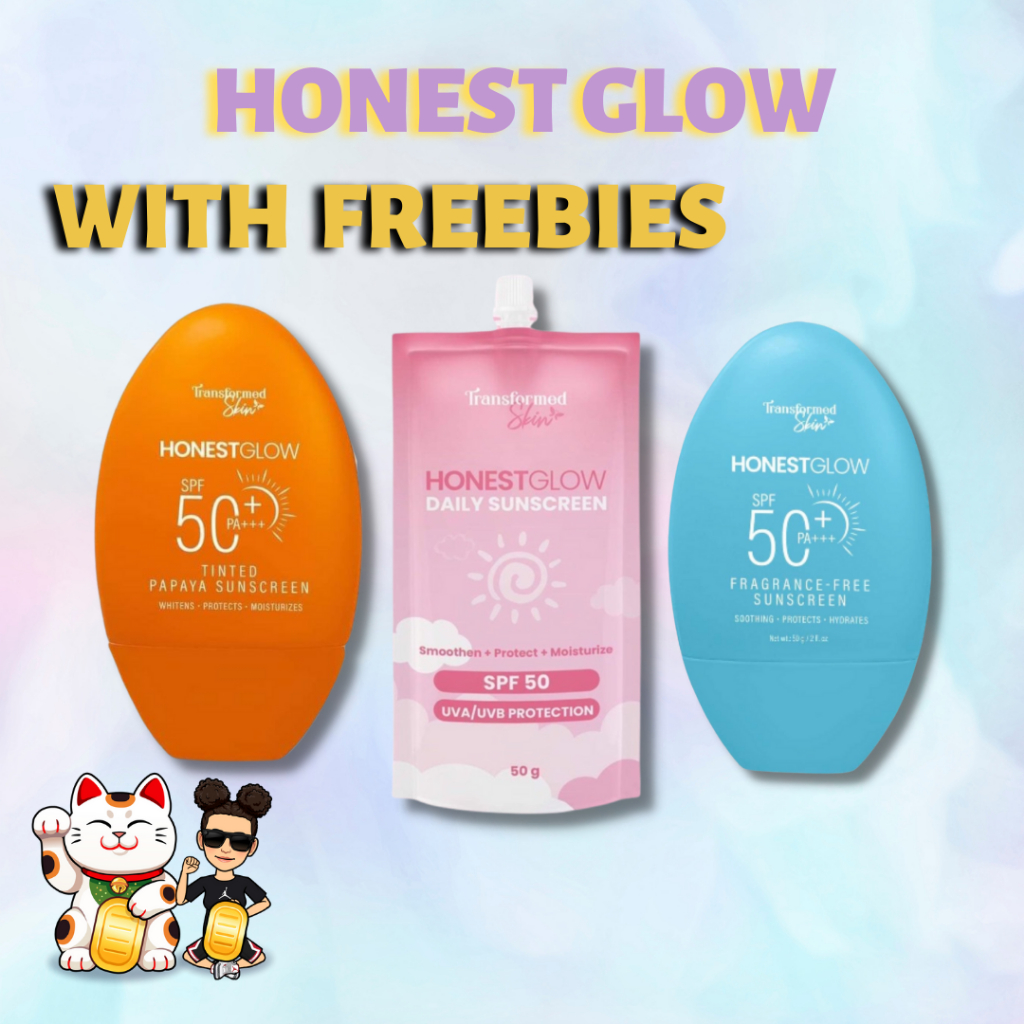 Honest Glow Daily Sunscreen SPF50 50g Tinted Fragrance Free Fresh