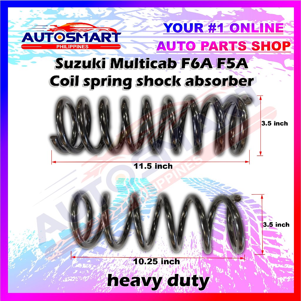 Coil spring for suzuki multicab heavy duty F6A F5A shock absorber