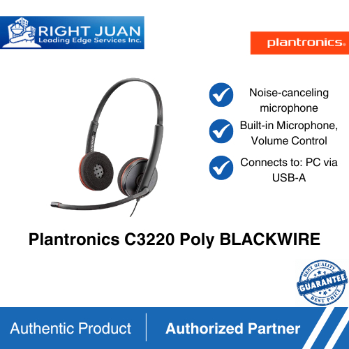 Plantronics C3220 Poly BLACKWIRE Shopee Philippines