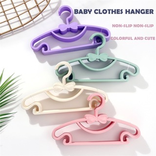 Dropship 5pcs Baby Clothes Hanger Flexible Racks Plastic Clothing