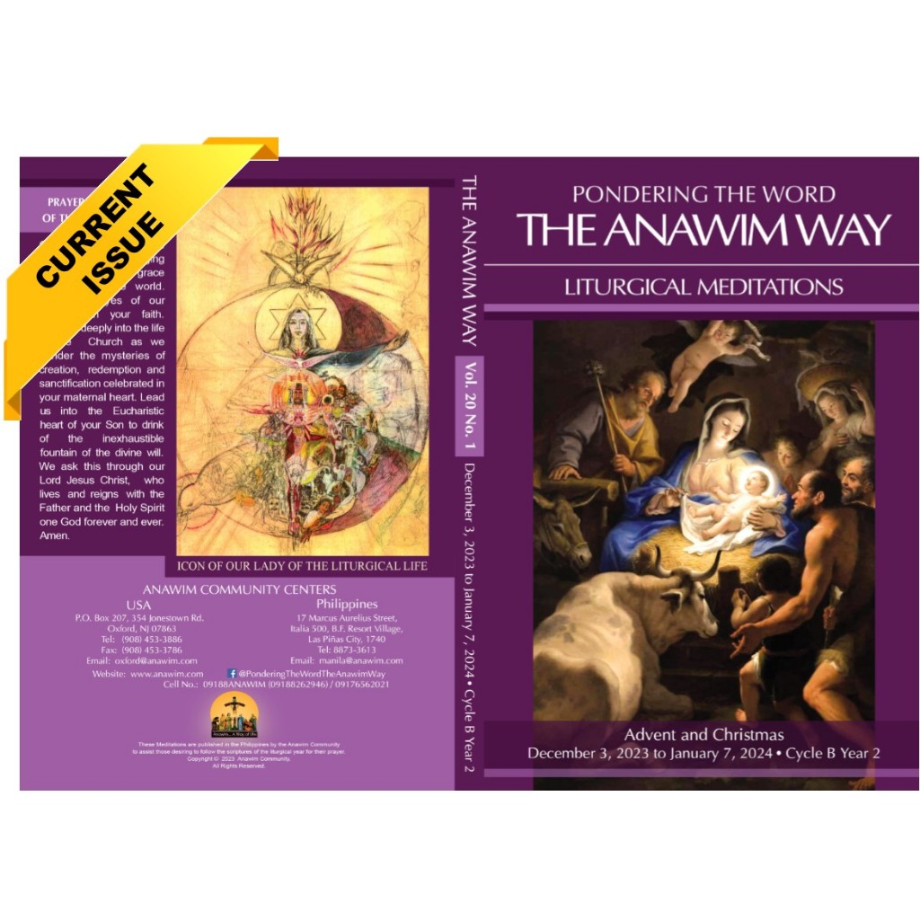 Anawim Way 2024 Volume 20.1 (December 3, 2023January 7, 2024) Advent and Christmas Shopee