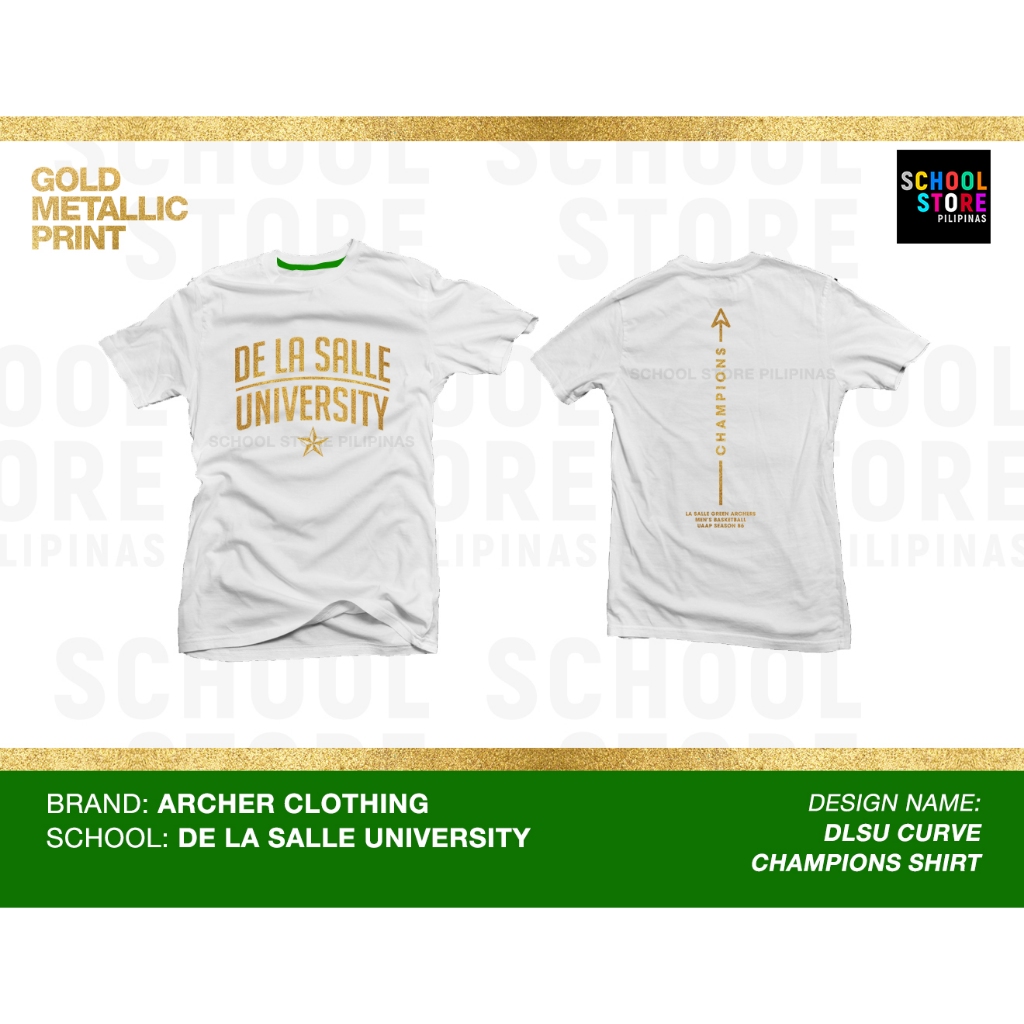 UAAP] DLSU Champions Shirt De La Salle University Men's